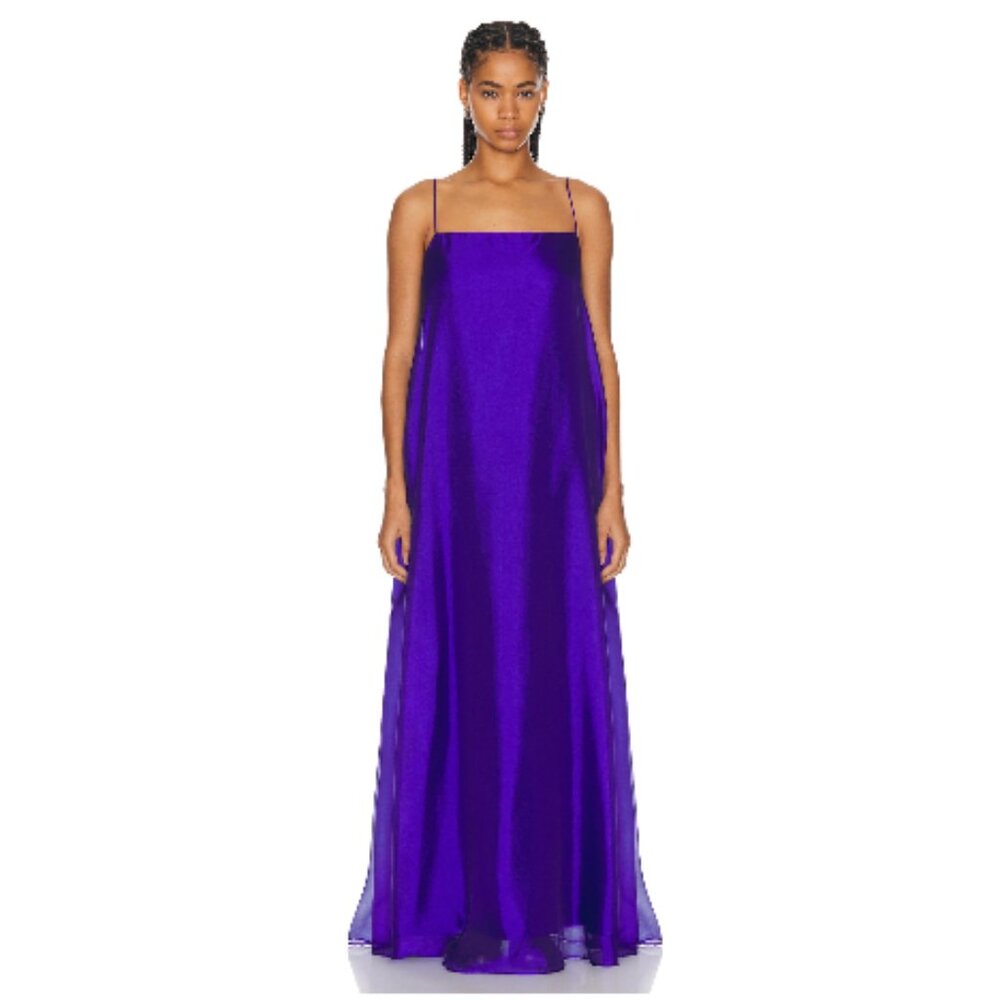 Staud Delfina Maxi Dress in Violet (NWT)